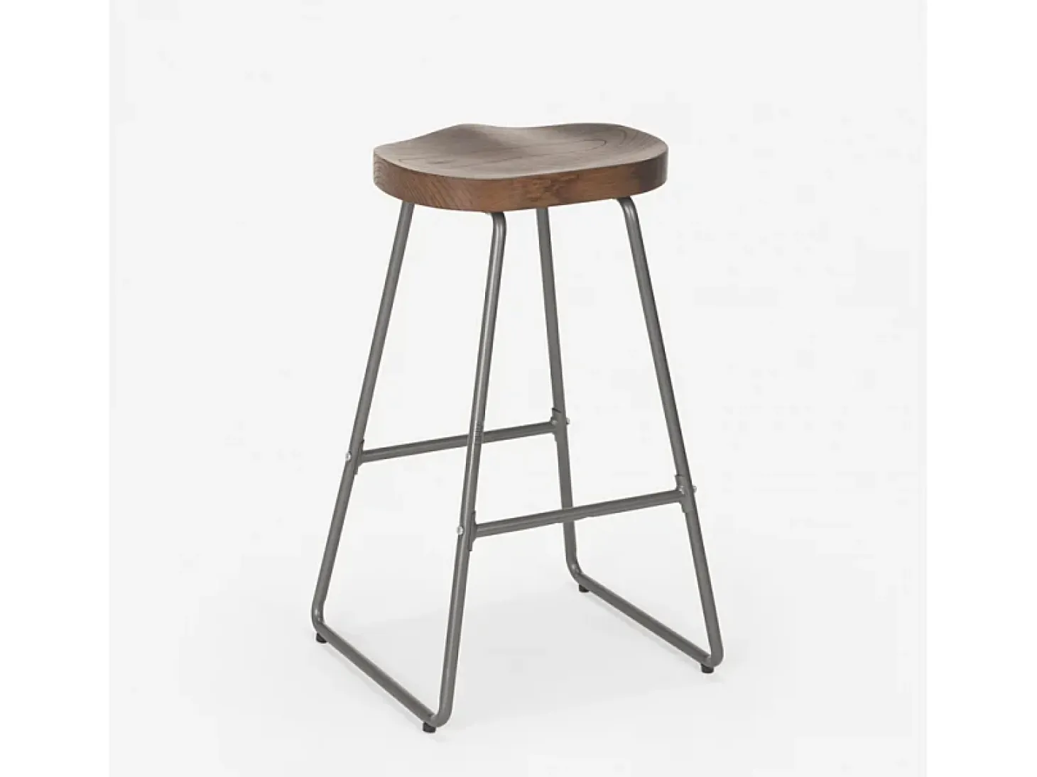 Taburete alto de diseño industrial para bares, cocinas, bares, restaurantes Carbon - Gris Oscuro