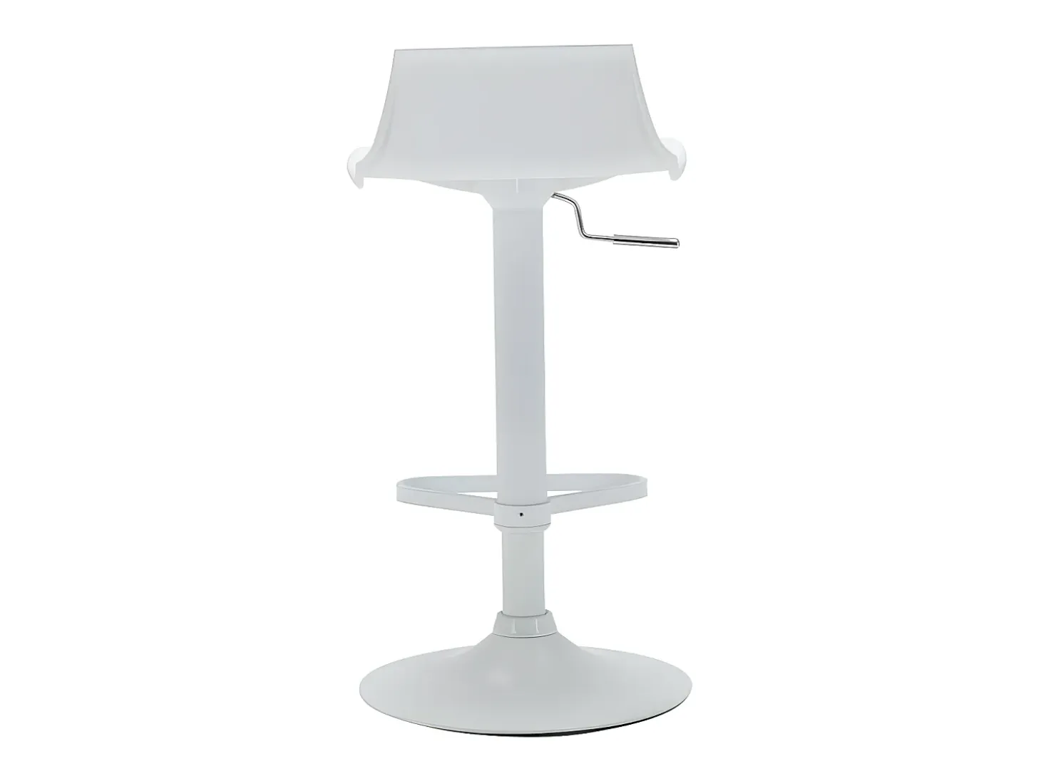 taburete alto de polipropileno color blanco CALAS