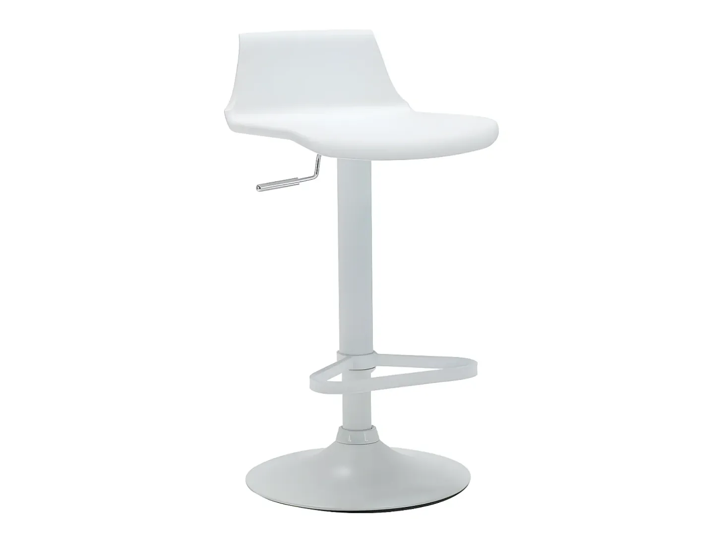 taburete alto de polipropileno color blanco CALAS