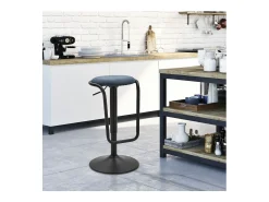 Taburete Alto VKH449, Azul, 41x41x61 cm, Kendra Home