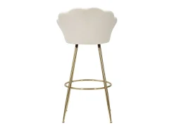 Taburete Alto VKH451, Beige, 55x53x110 cm, Kendra Home