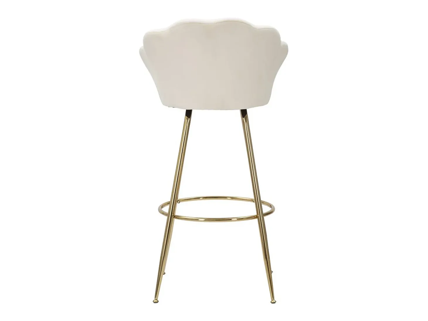 Taburete Alto VKH451, Beige, 55x53x110 cm, Kendra Home