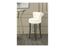 Taburete Alto VKH440, Beige, 46x48x96 cm, Kendra Home