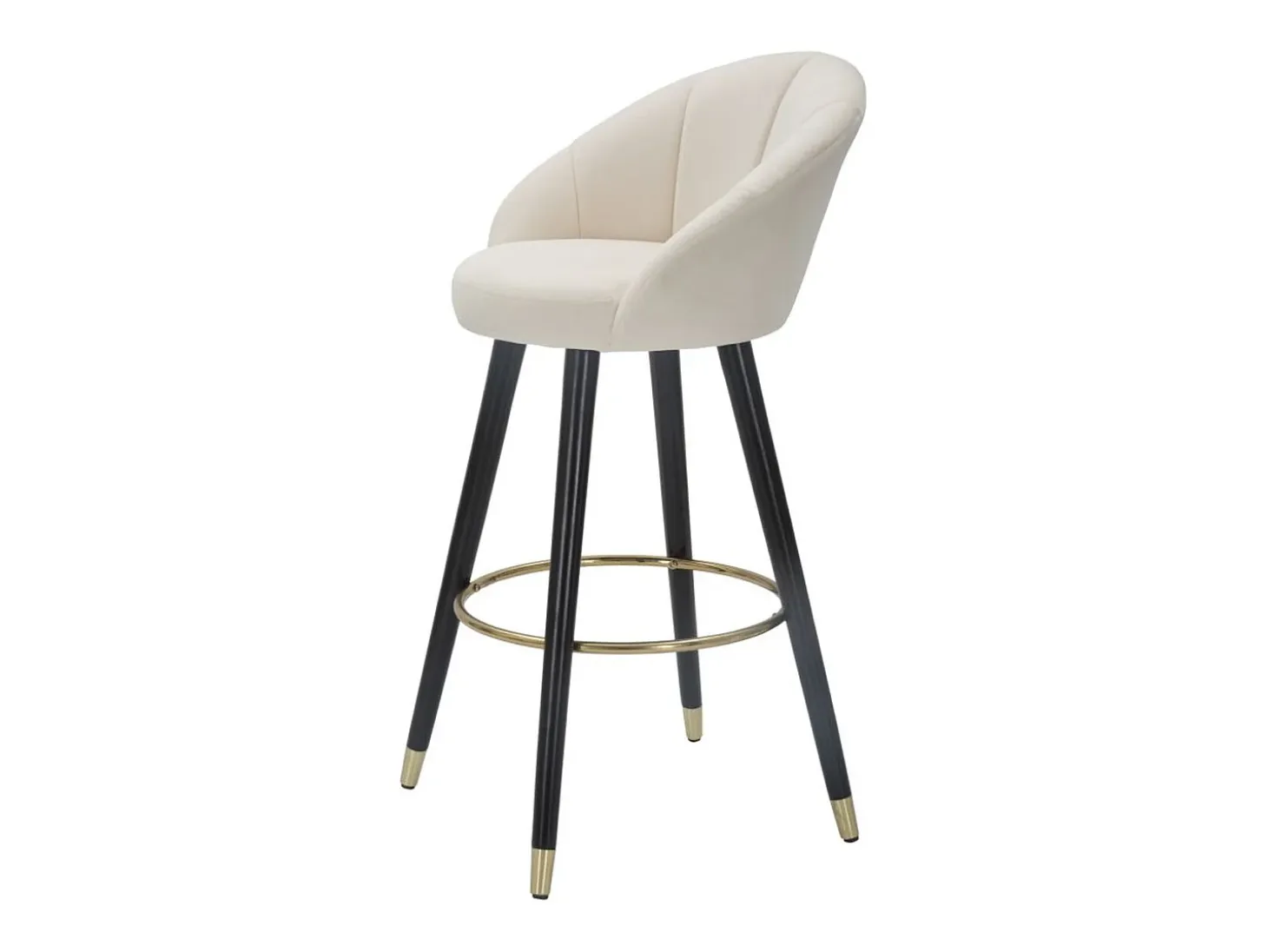 Taburete Alto VKH429, Beige, 55x56x104 cm, Kendra Home