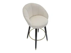 Taburete Alto VKH429, Beige, 55x56x104 cm, Kendra Home