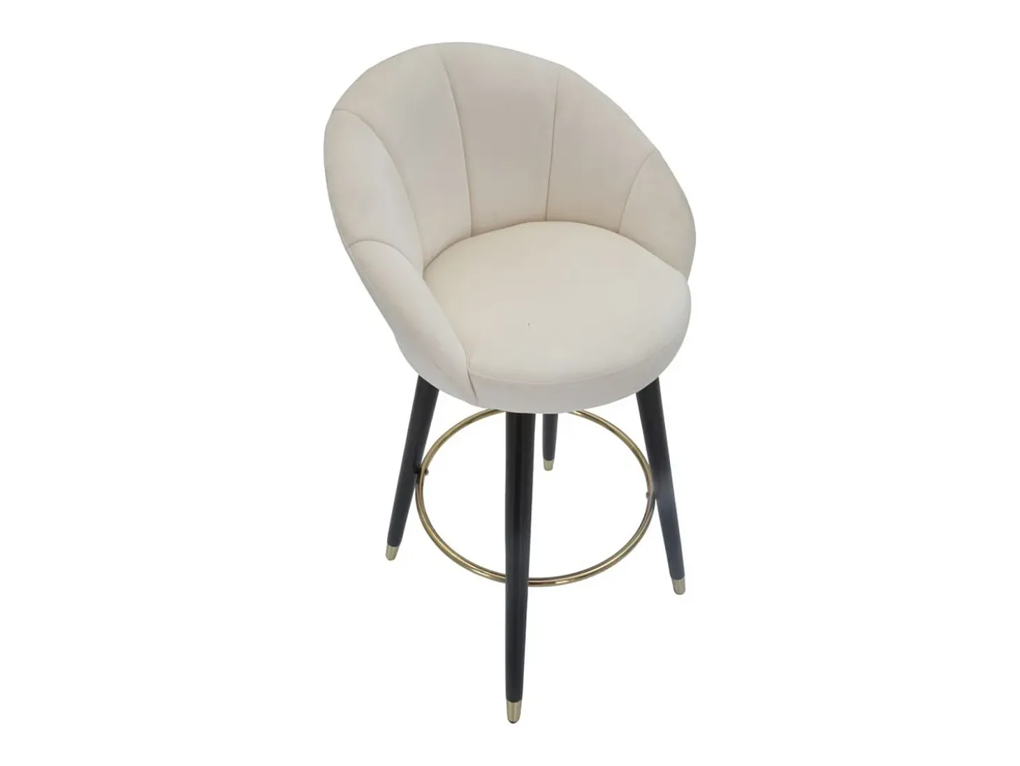 Taburete Alto VKH429, Beige, 55x56x104 cm, Kendra Home