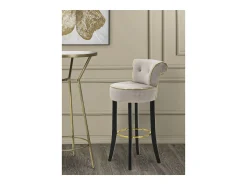 Taburete Alto VKH441, Gris, 46x48x96 cm, Kendra Home