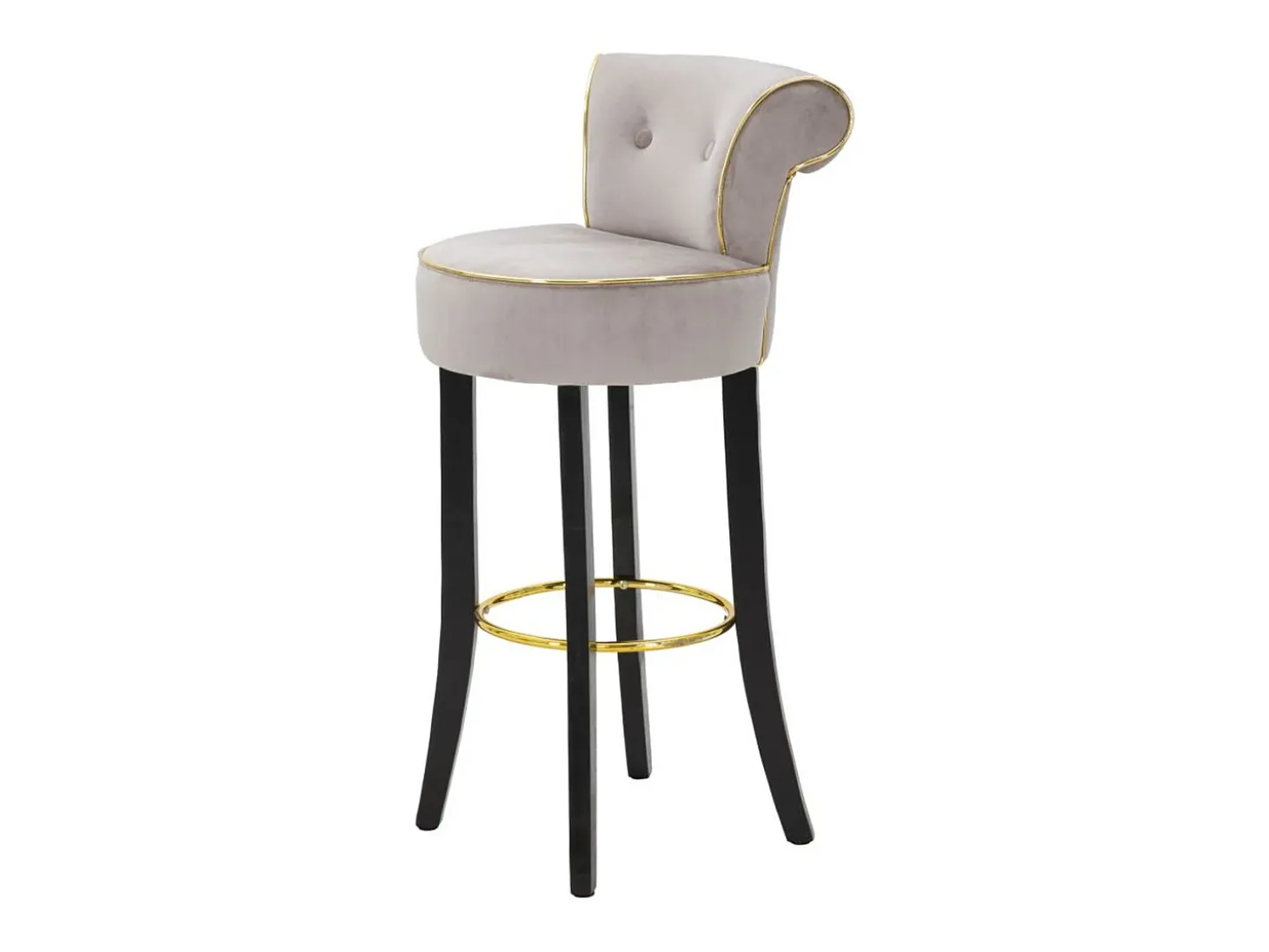 Taburete Alto VKH441, Gris, 46x48x96 cm, Kendra Home