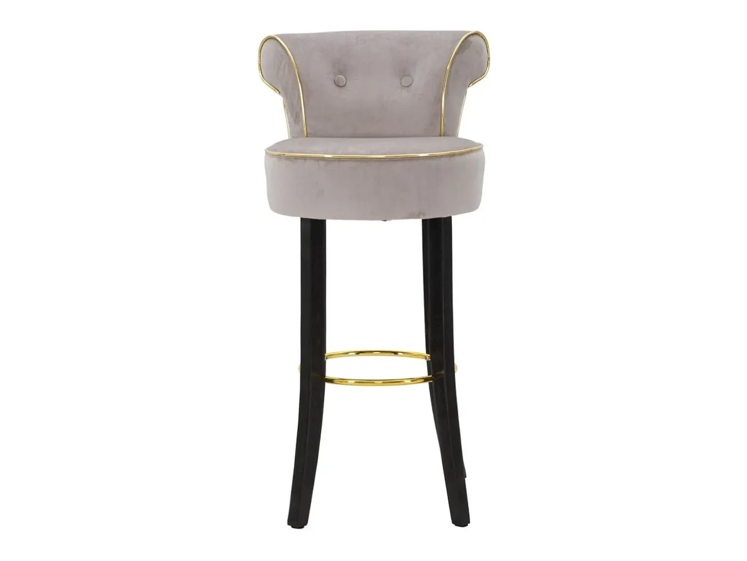 Taburete Alto VKH441, Gris, 46x48x96 cm, Kendra Home