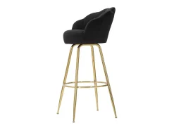 Taburete Alto VKH452, Negro, 55x53x110 cm, Kendra Home