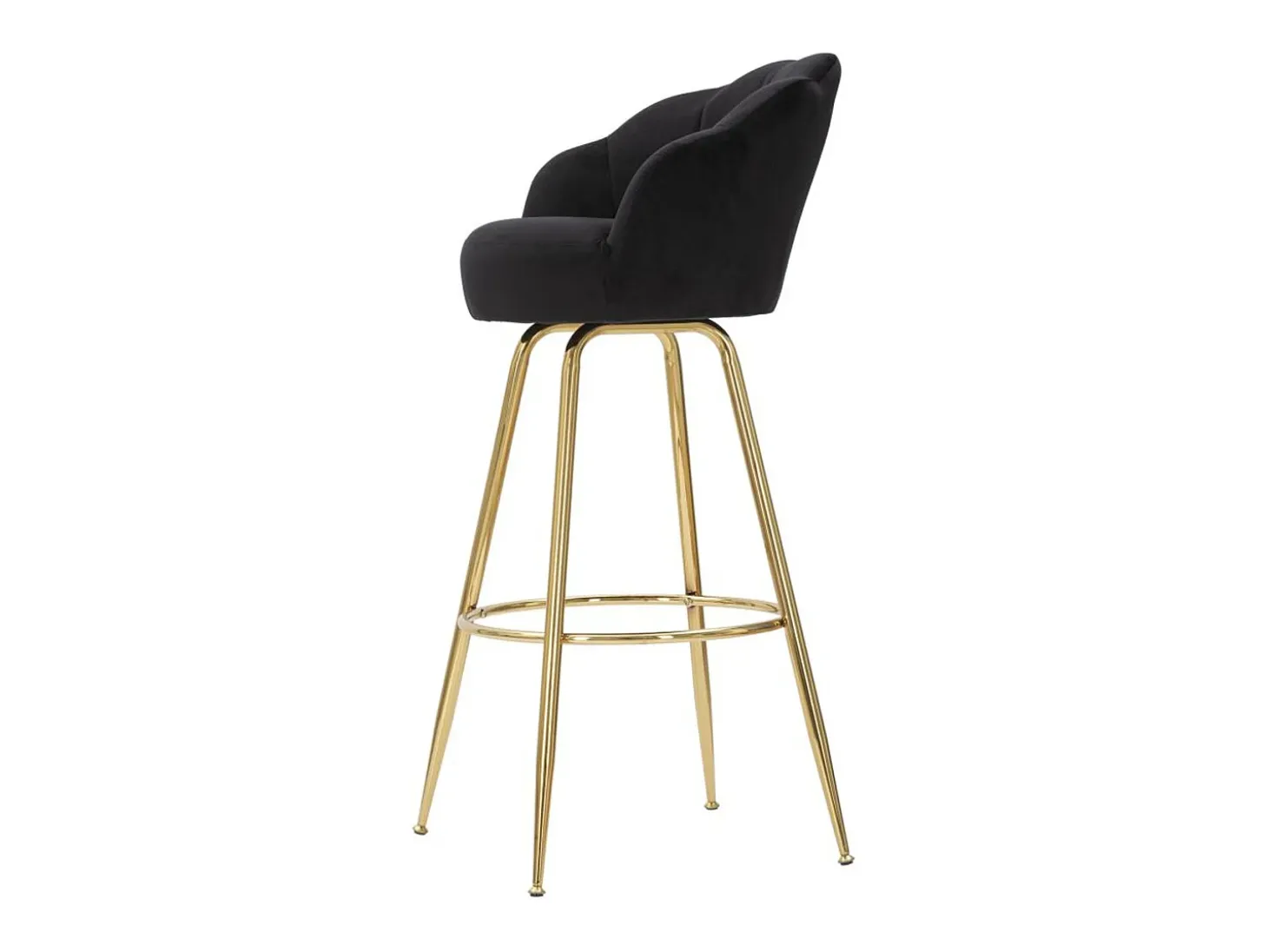 Taburete Alto VKH452, Negro, 55x53x110 cm, Kendra Home