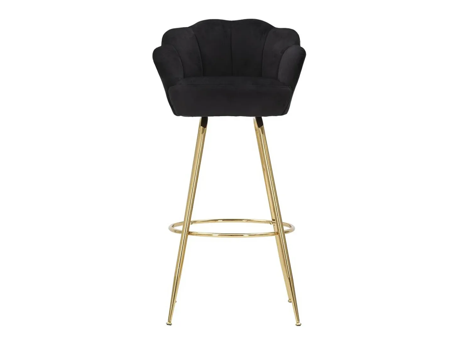 Taburete Alto VKH452, Negro, 55x53x110 cm, Kendra Home