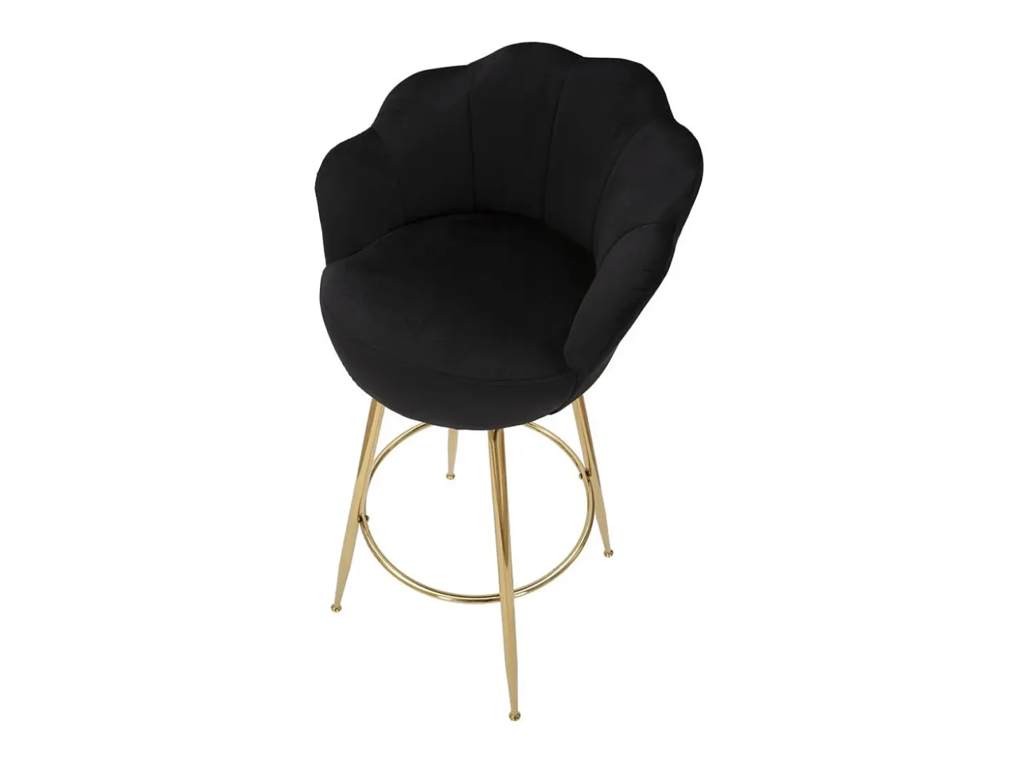 Taburete Alto VKH452, Negro, 55x53x110 cm, Kendra Home