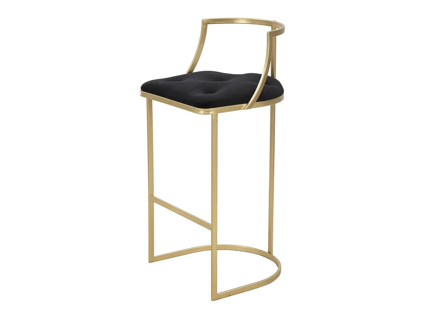Taburete Alto VKH450, Oro, 45x45x90 cm, Kendra Home