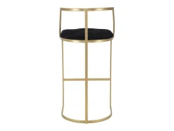 Taburete Alto VKH450, Oro, 45x45x90 cm, Kendra Home