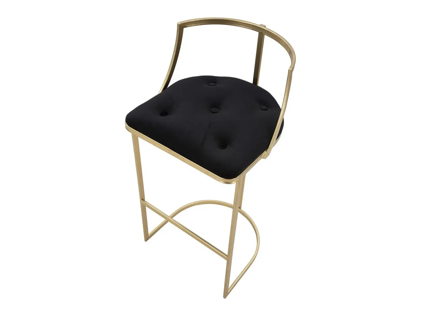 Taburete Alto VKH450, Oro, 45x45x90 cm, Kendra Home