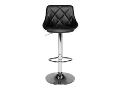 Taburete de bar blanco y negro JASPER