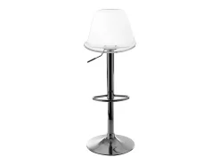 Taburete de bar de diseño transparente (lote de 2) GALILEO