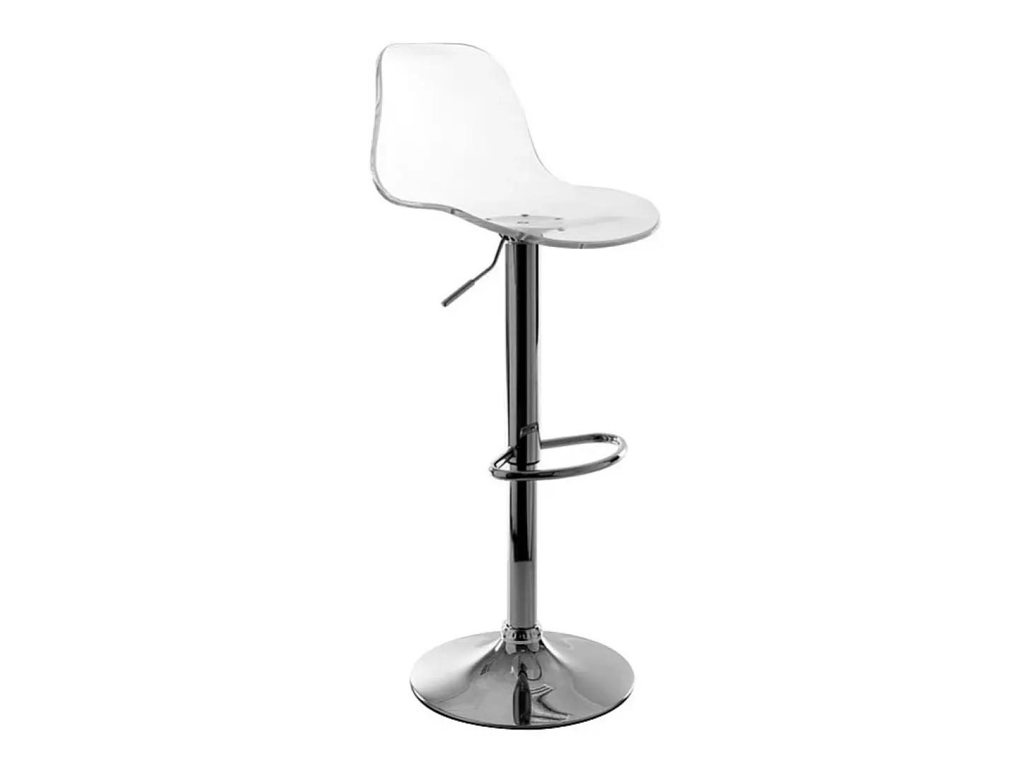 Taburete de bar de diseño transparente GALILEO