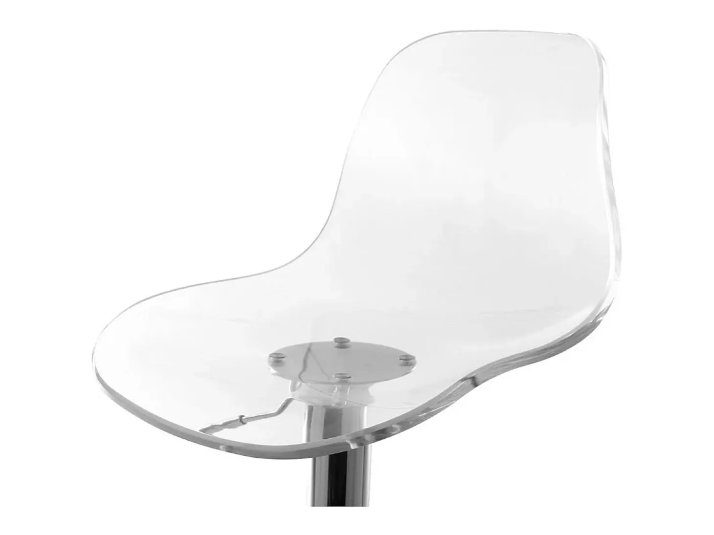 Taburete de bar de diseño transparente GALILEO