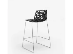 Taburete de bar de diseño Grand Soleil 64cm Mini Spider - Negro