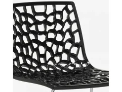 Taburete de bar de diseño Grand Soleil 64cm Mini Spider - Negro