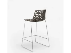 Taburete de bar de diseño Grand Soleil 64cm Mini Spider - Marrón