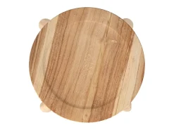 Taburete de bar de media altura de teca 67 cm - Ika