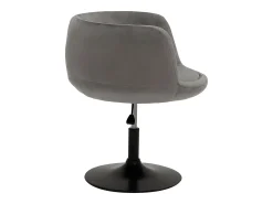 Taburete de bar de terciopelo gris NOLAN