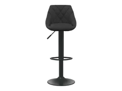 Taburete de bar de terciopelo negro