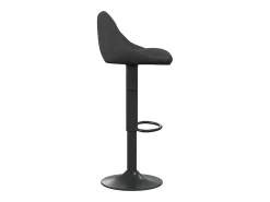 Taburete de bar de terciopelo negro