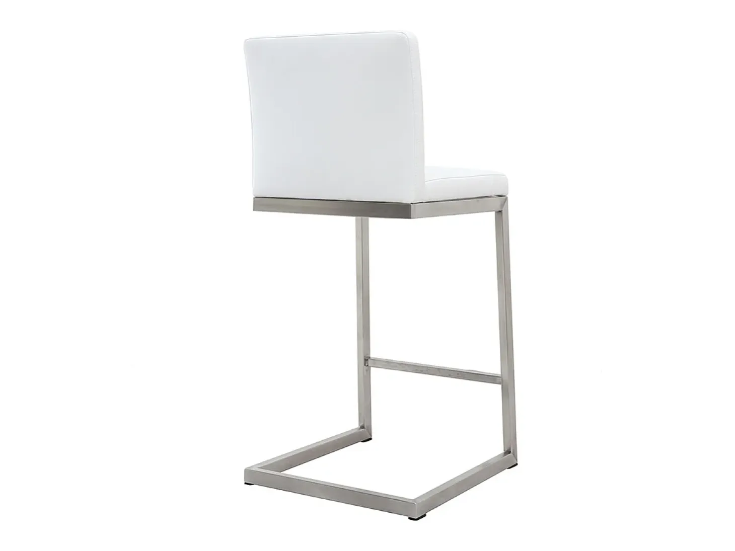 Taburete de bar diseño contemporáneo con pies de aluminio (lote de 2) STELLAR