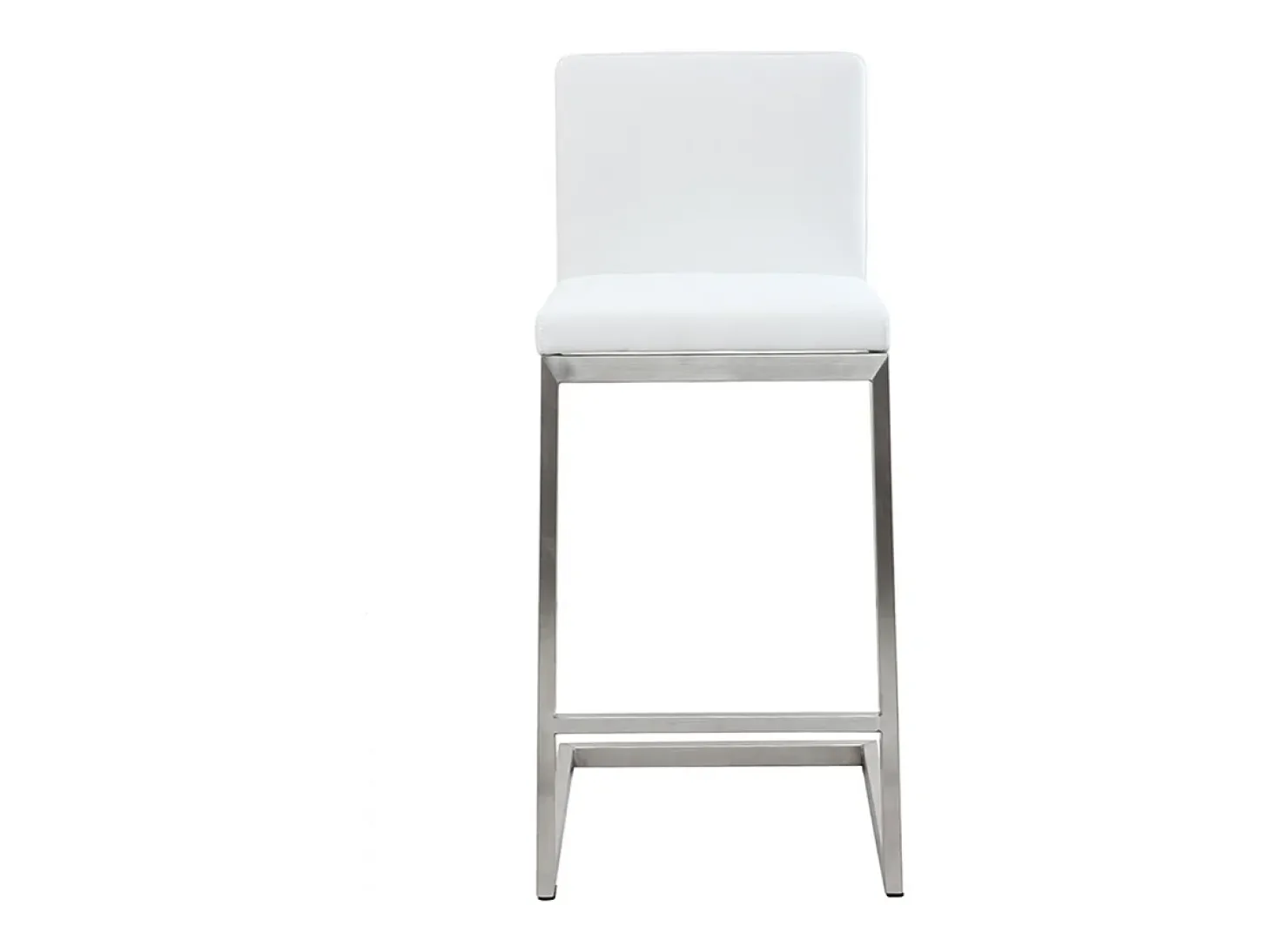 Taburete de bar diseño contemporáneo con pies de aluminio (lote de 2) STELLAR