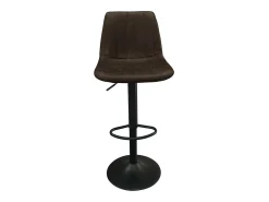 Taburete de bar estilo vintage color marrón oscuro. Colección BELFAST.