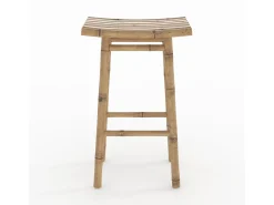 Taburete de bar exterior en bambú 74 cm - Vadella