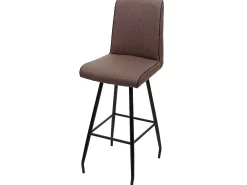 Taburete de bar giratorio MCW-H72, marrón