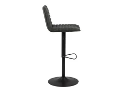 Taburete de bar Kimmy gris, negro.