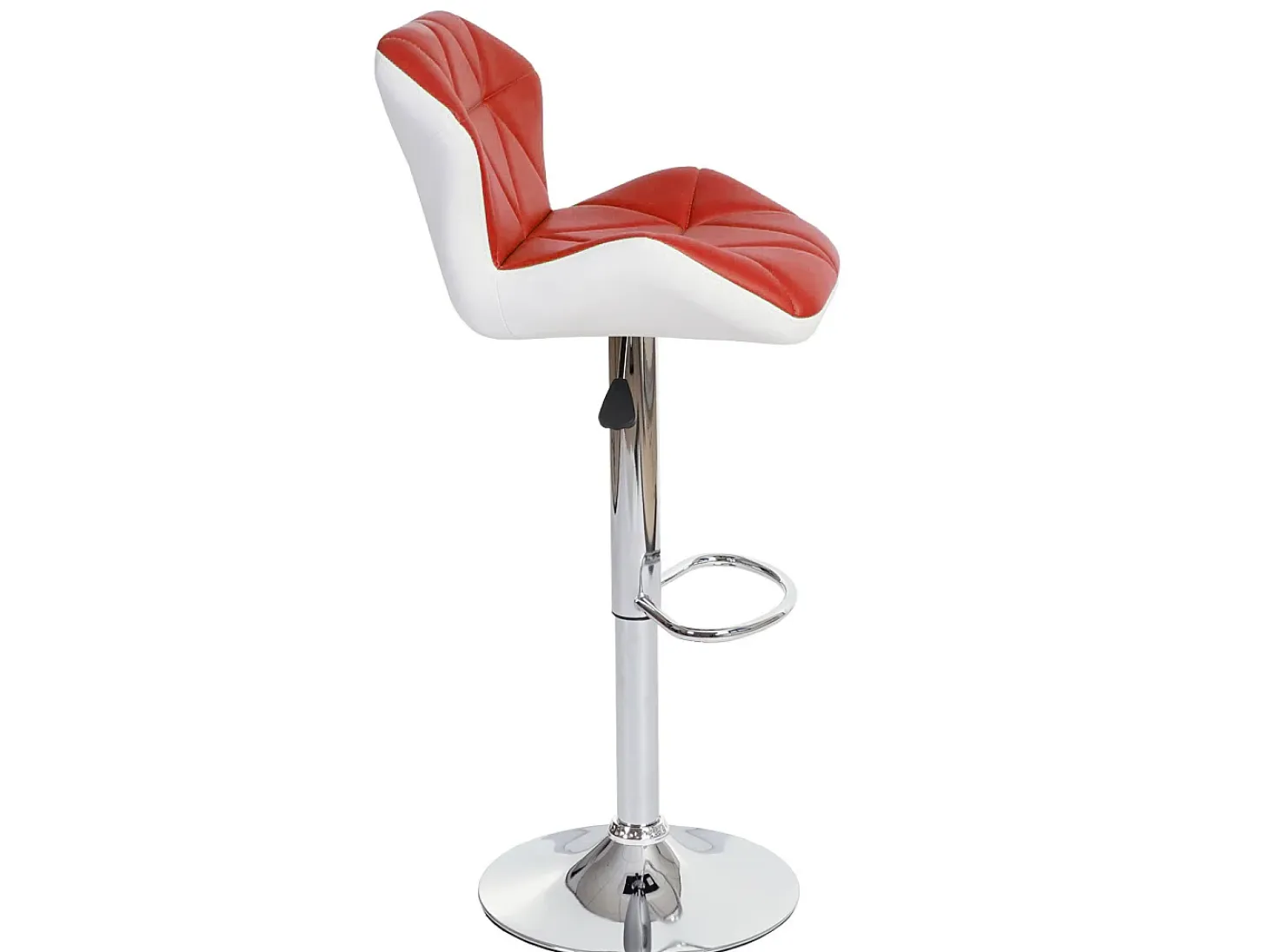 Taburete de bar MCW-A92, rojo
