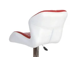 Taburete de bar MCW-A92, rojo