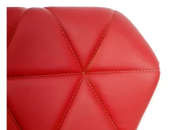 Taburete de bar MCW-A92, rojo