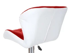 Taburete de bar MCW-A92 (set de 2), rojo