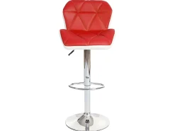 Taburete de bar MCW-A92 (set de 2), rojo