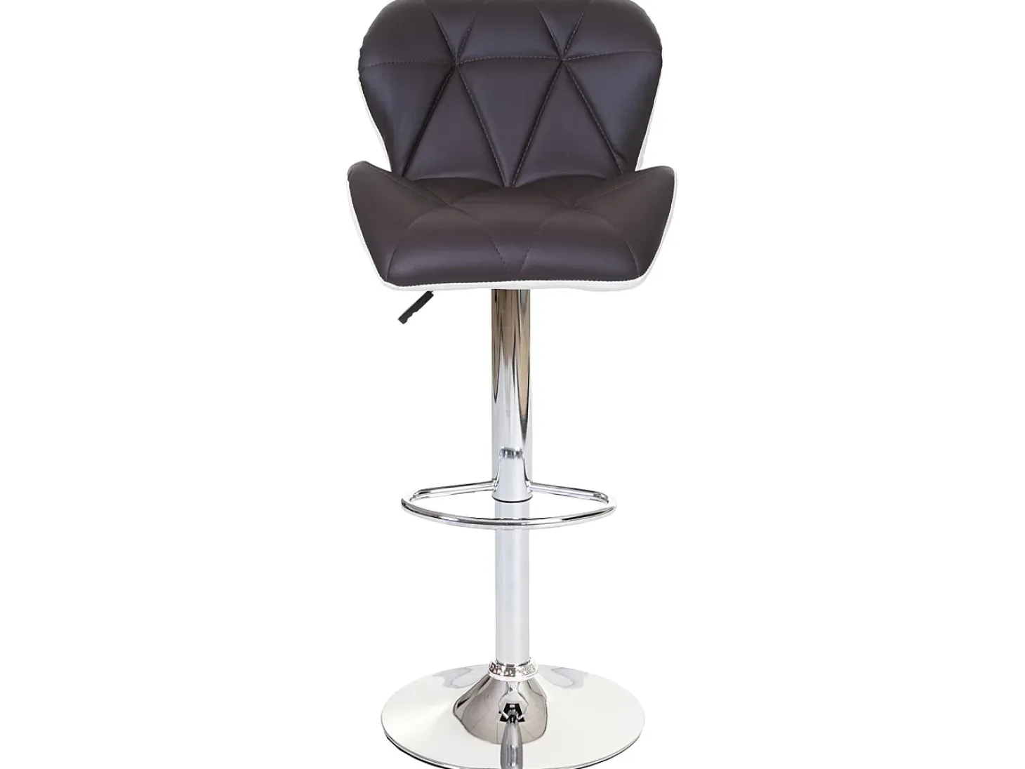 Taburete de bar MCW-A92 (set de 2), marrón