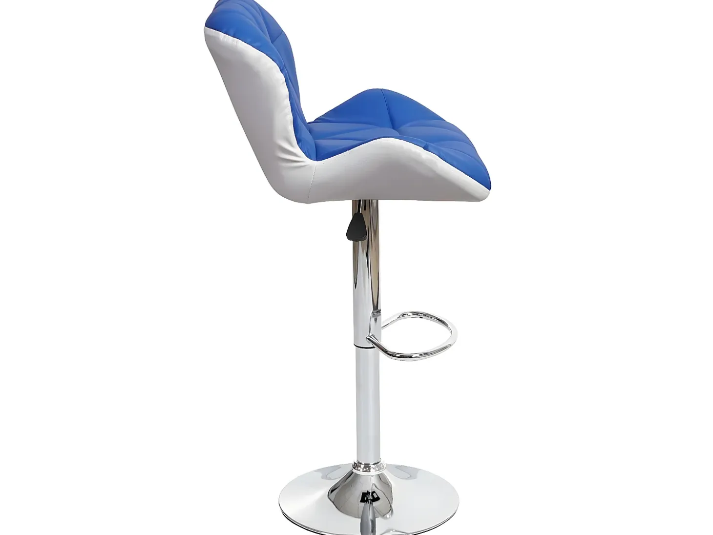 Taburete de bar MCW-A92 (set de 2), azul