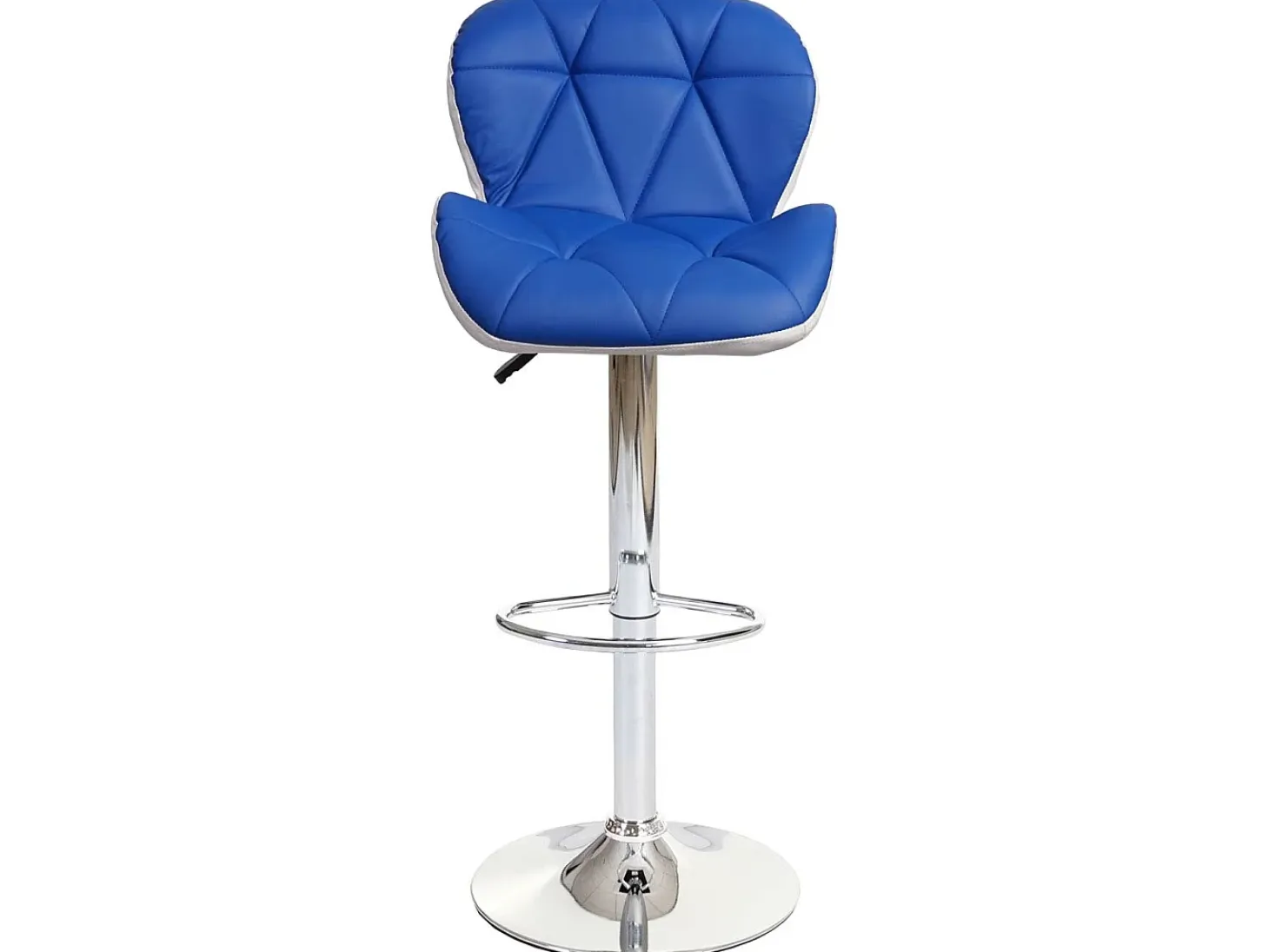Taburete de bar MCW-A92 (set de 2), azul