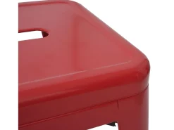 Taburete de bar MCW-A73 (set de 2), rojo