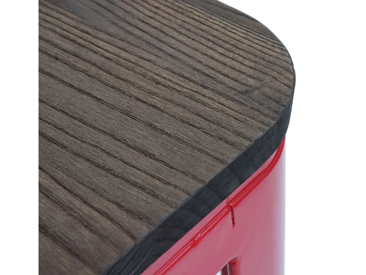 Taburete de bar MCW-A73 (set de 2), rojo