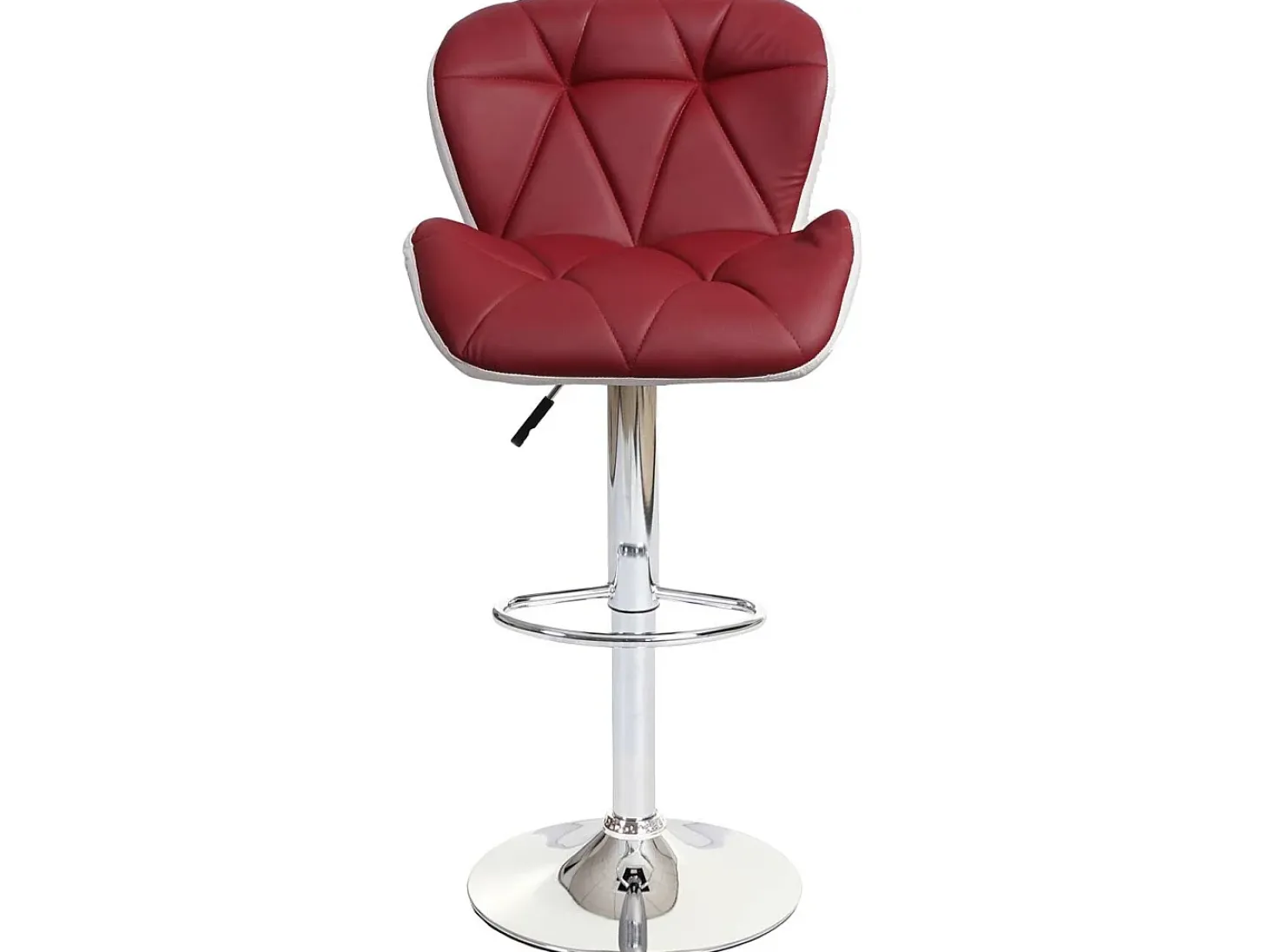 Taburete de bar MCW-A92 (set de 2), burdeos