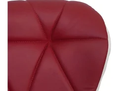 Taburete de bar MCW-A92 (set de 2), burdeos