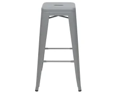 Taburete de bar MCW-A73 (set de 2), gris